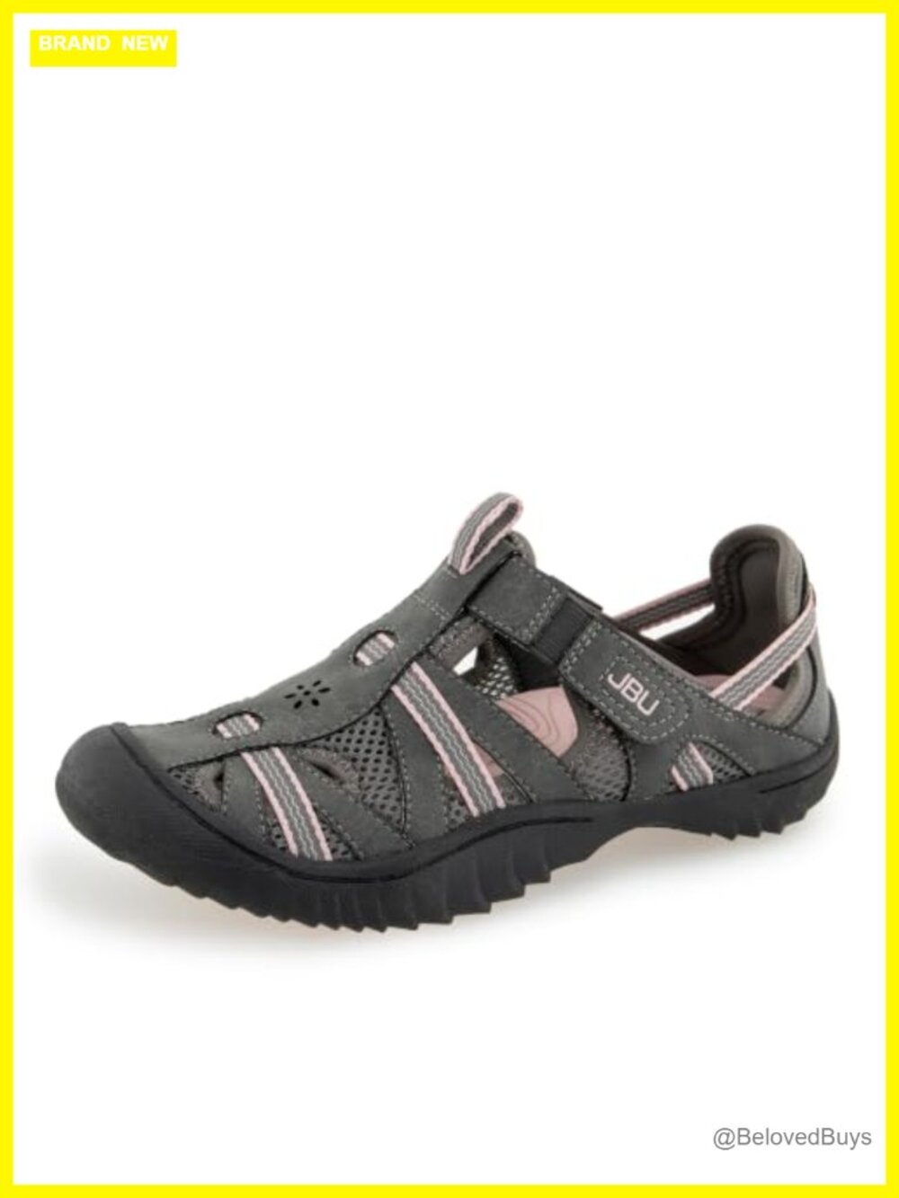 Womens Water Shoes Quick Dry EVA Removable Insole Hook Loop Casual